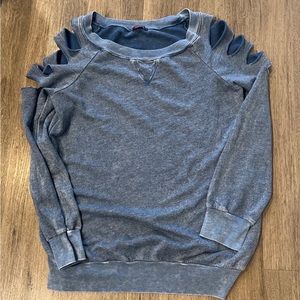 Heather Blue Sweatshirt-Large